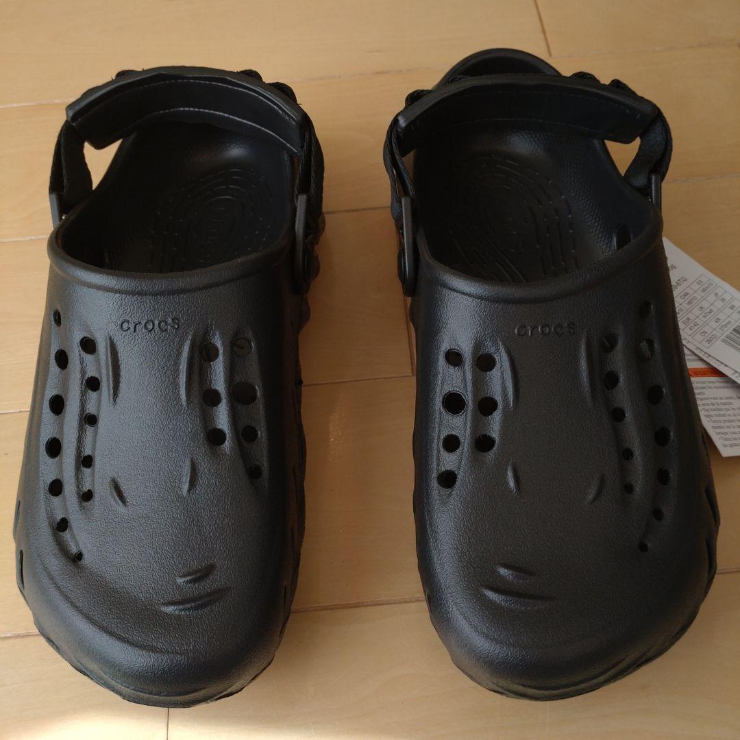 新品未使用　crocs　26cm クロックス　エコークロッグ　ブラック　黒