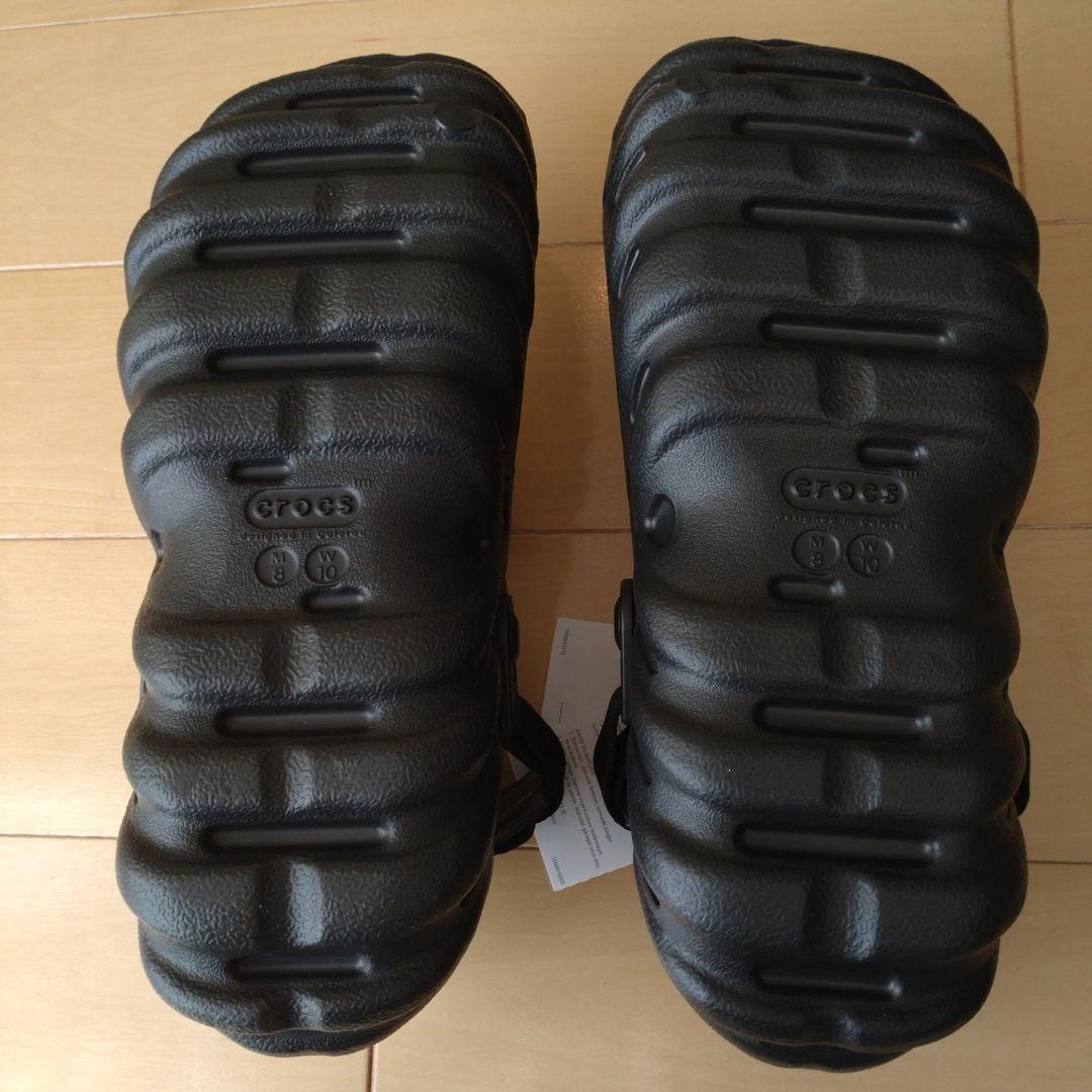 新品未使用　crocs　26cm クロックス　エコークロッグ　ブラック　黒