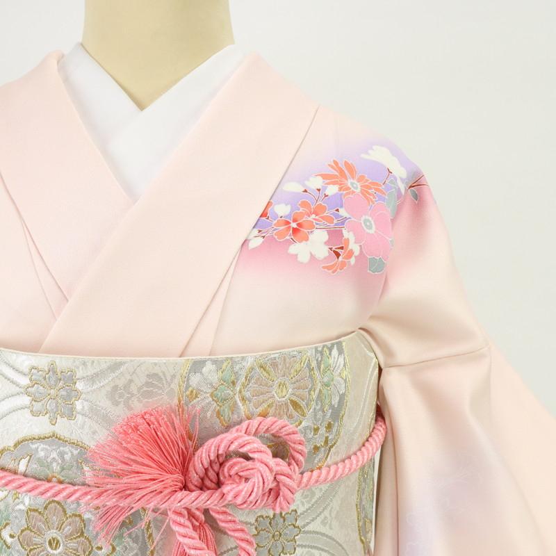 国産超激得 セール 振袖 袷着物 花模様 淡いピンク 成人式や舞台衣装に 8RM1 cE4iH-m19266578983 SALE限定SALE
