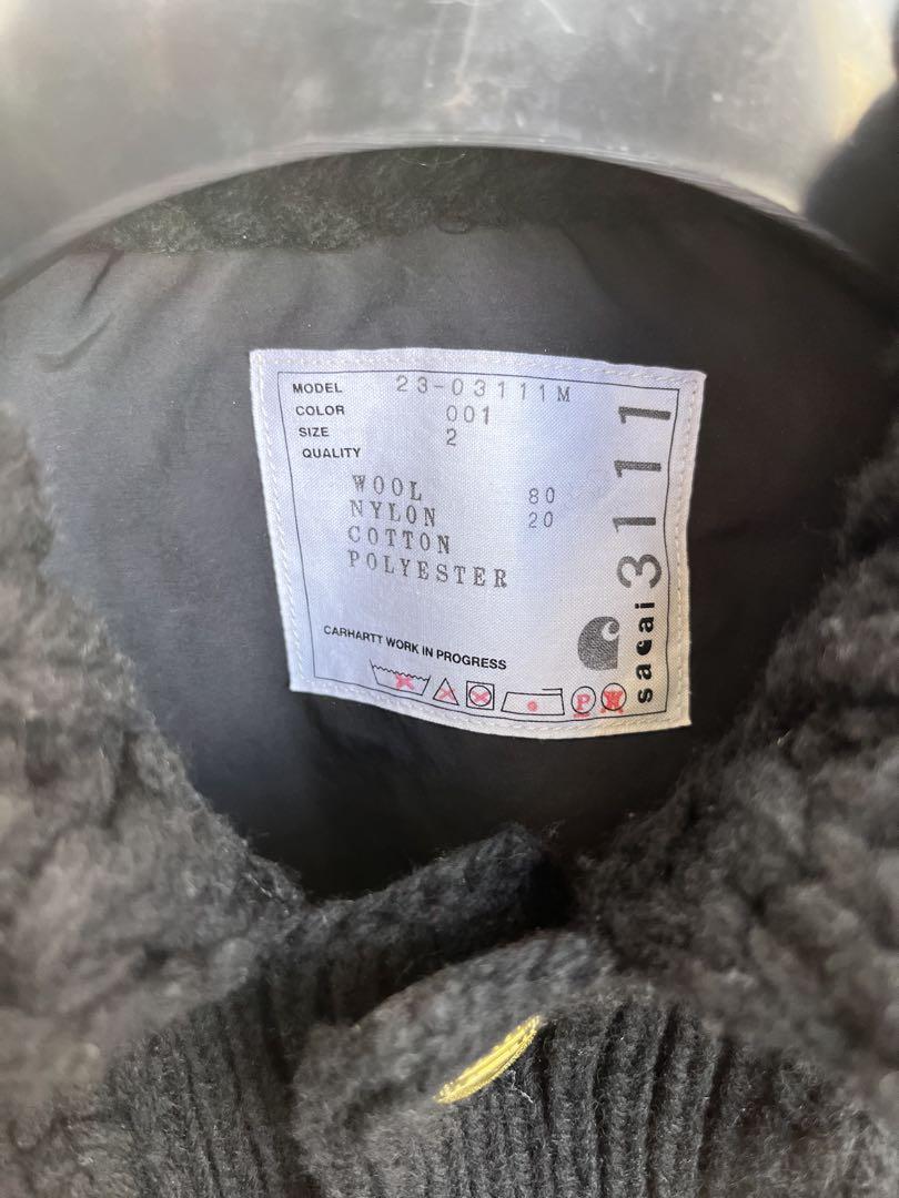Sacai Carhartt ニットジャケット サカイ カーハート