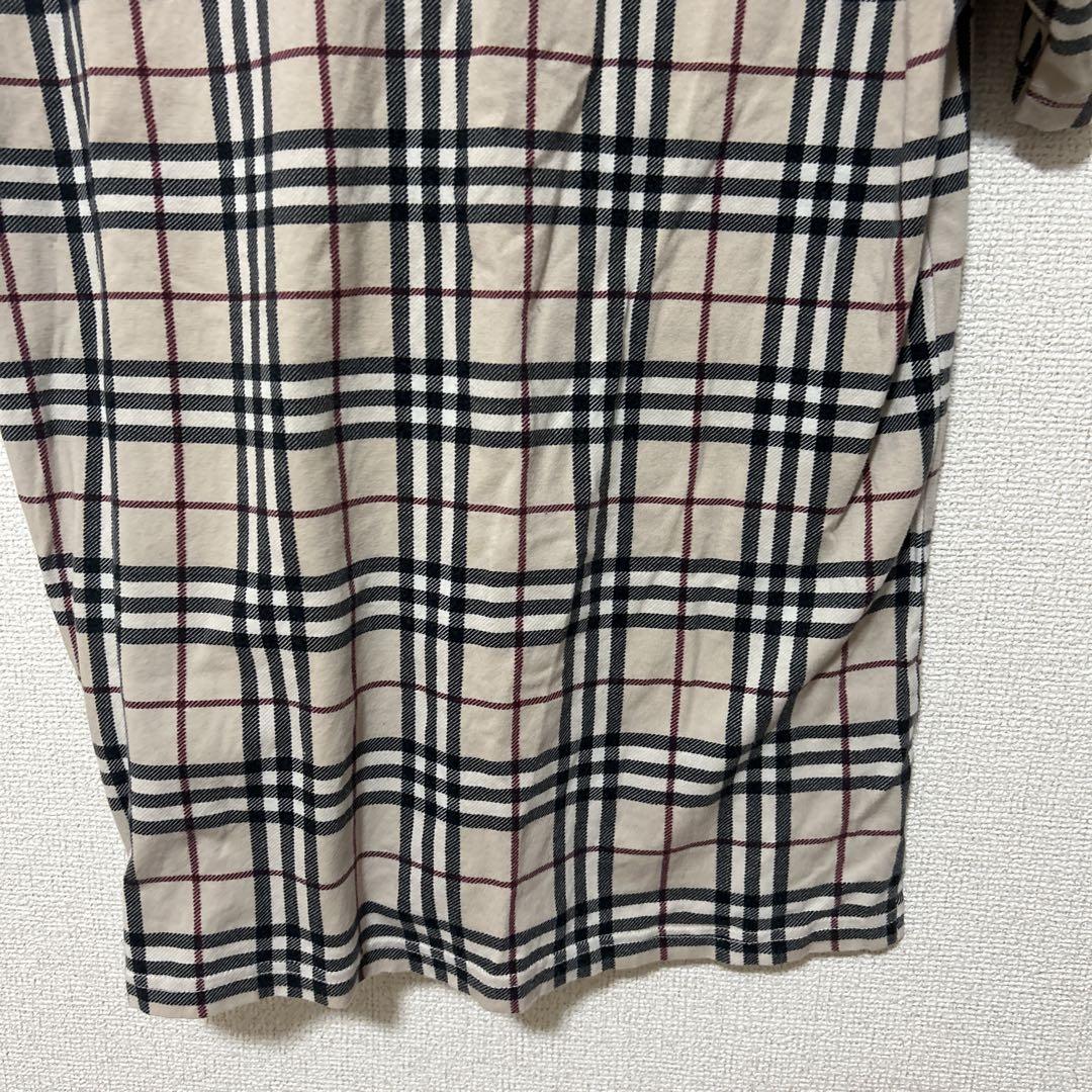 BURBERRY BLACK LABEL チェック柄 ポロシャツ ノバチェック