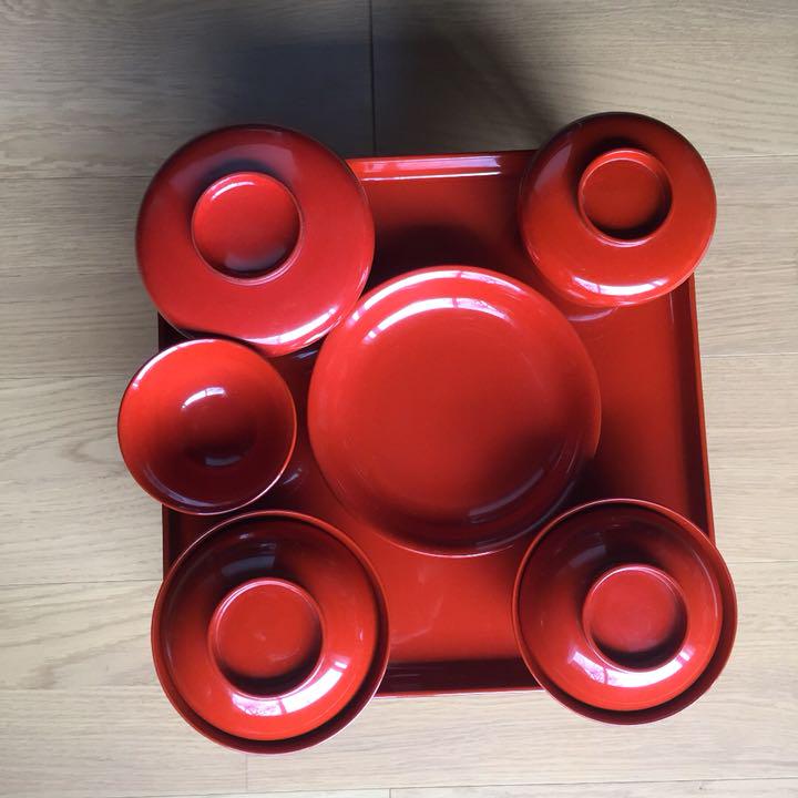 漆器 輪島塗り 赤御前 7点セット祝膳 - メルカリ