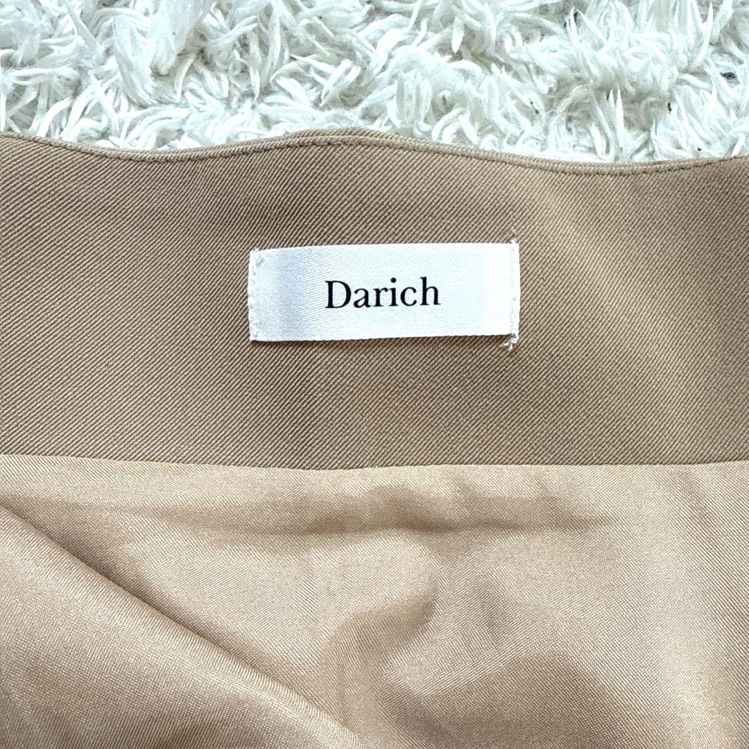 Darich ハイウエストタックミニスカート　モカ　Sサイズ