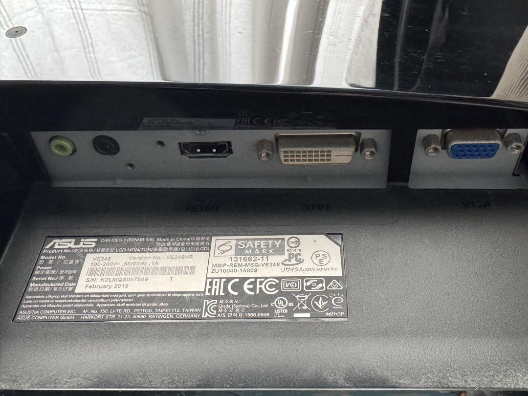 ASUS ゲーミングモニター 本体
