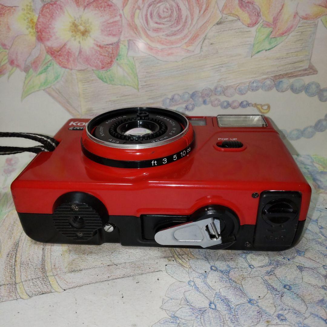 ☆☆極上美品❕動作確認済☆☆ KONICA C35 EF3 レッド