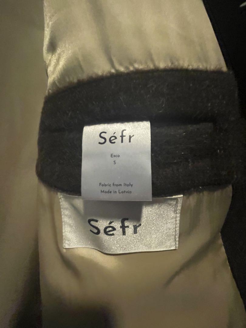 ジャケット・アウター SEFR BROWN MOHAIR ESCO COAT