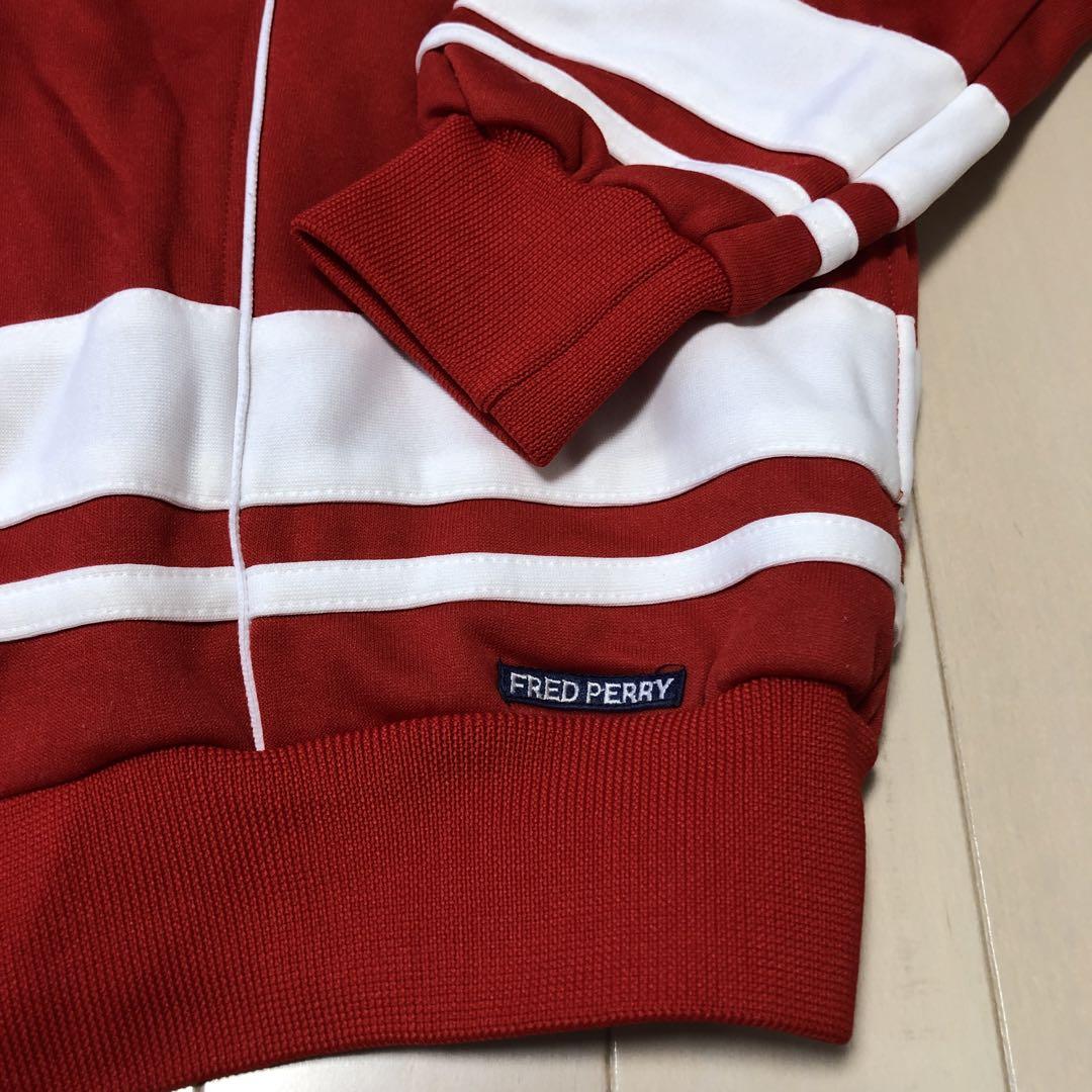 希少　良品　フレッドペリー　トラックジャケット　ジャージ　レッド　サイズLL