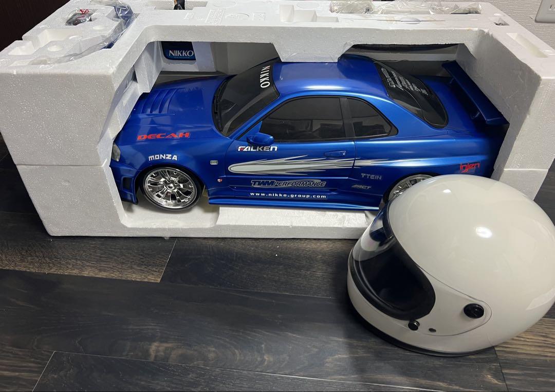 未使用SKYLINE GT-R R34 ラジコンカー1/5スケール スカイライン