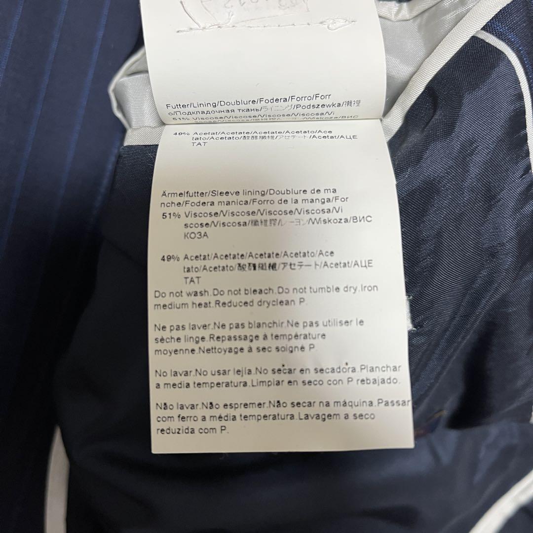HUGO BOSS Zegna セットアップ スーツ ネイビー ストライプ