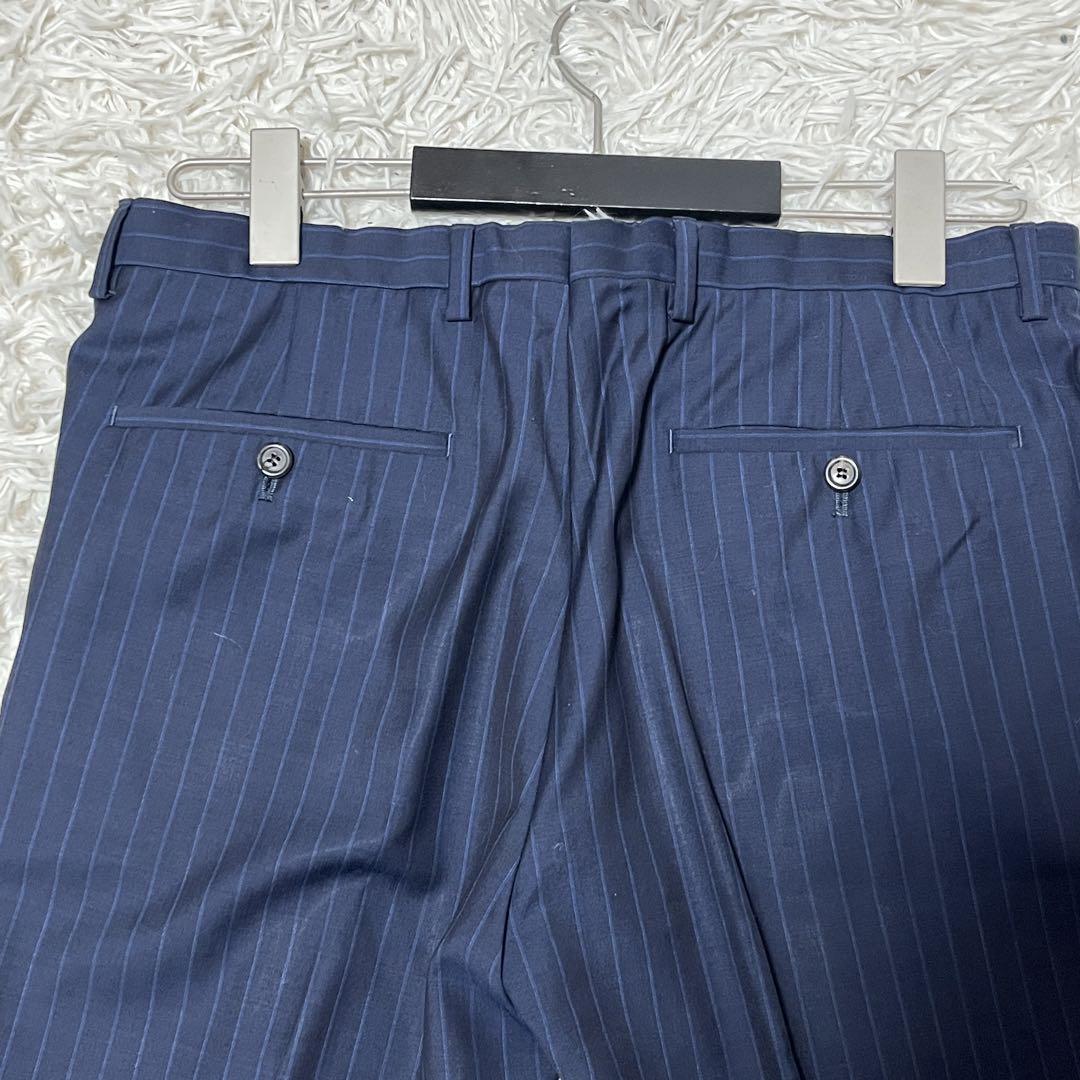 HUGO BOSS Zegna セットアップ スーツ ネイビー ストライプ