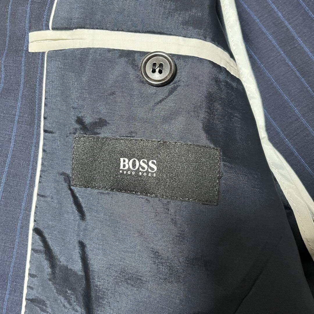 HUGO BOSS Zegna セットアップ スーツ ネイビー ストライプ