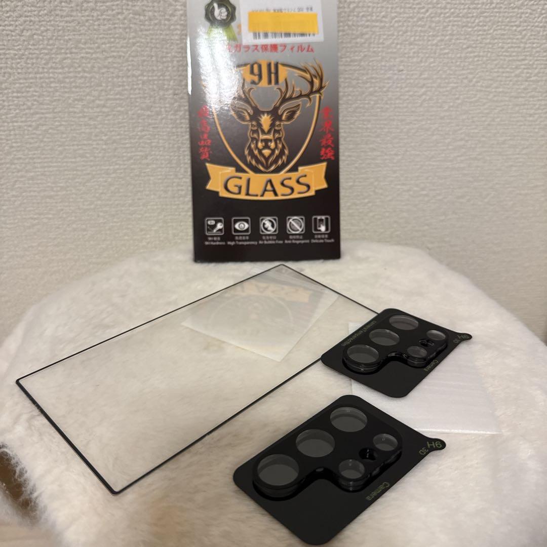 新品❤️ Ultra ガラスフィルム（2枚入り）+ レンズフィルム （2枚入り）