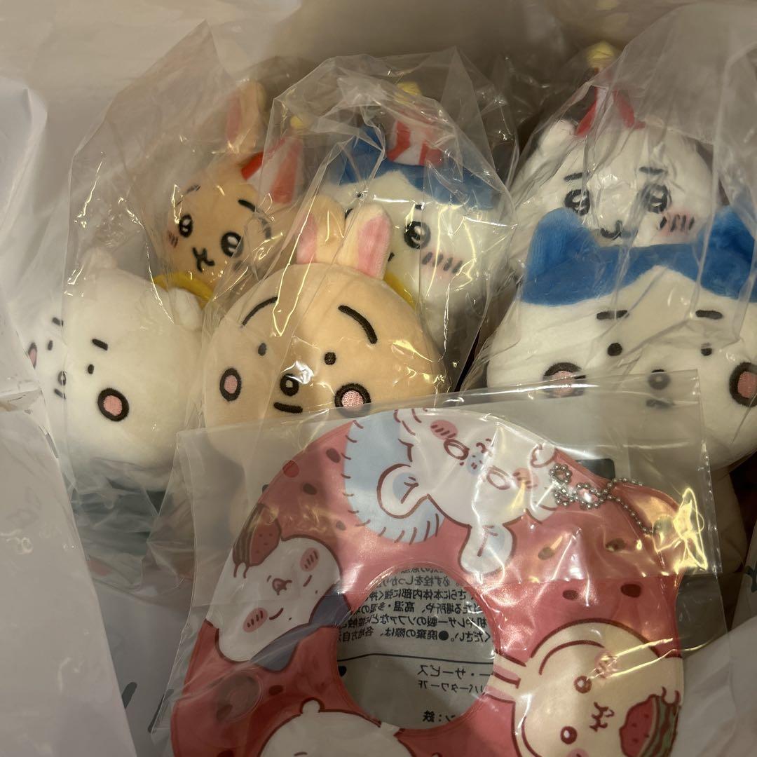 ちいかわらんど ぴーぽぽぬいぐるみ ちいかわ ハチワレ うさぎ ノベルティ付き