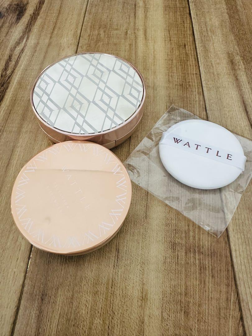 WATTLE ワトルクッションファンデーション& 艶肌フィットパウダー