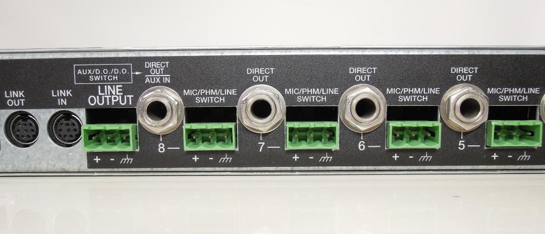 ◆SHURE SCM810◆8チャンネル◆マイクプリアンプ◆マイクロホンミキサー