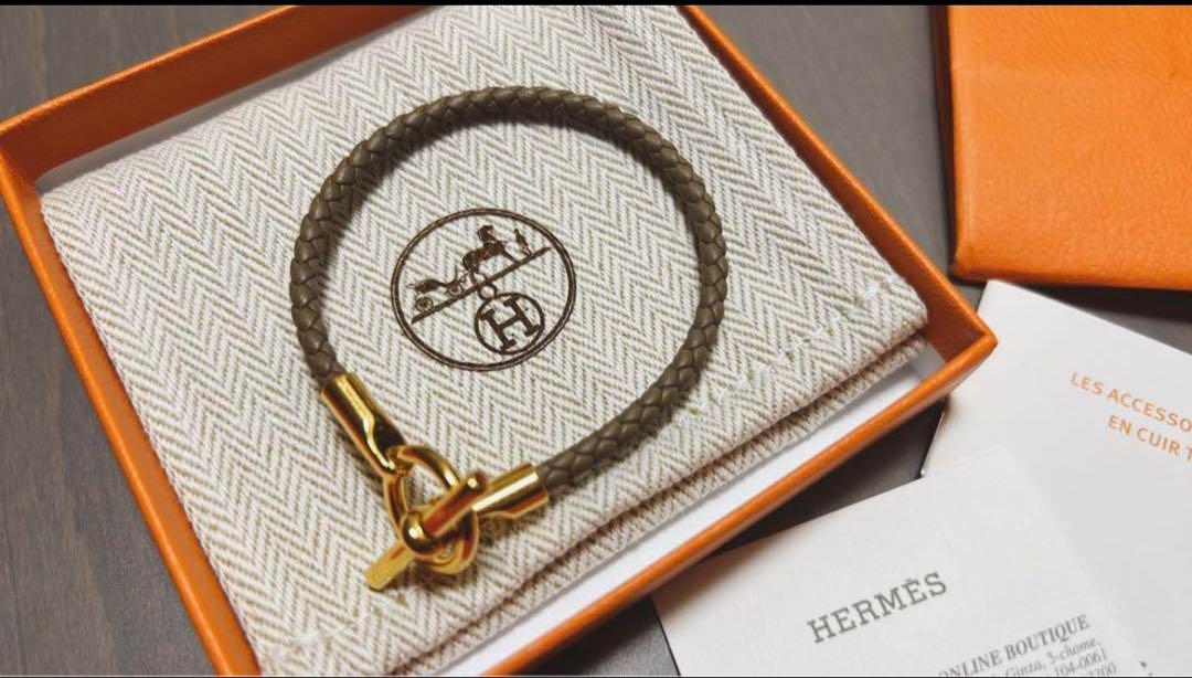 HERMES エルメス レザーブレスレット〈グレナン〉 画像2