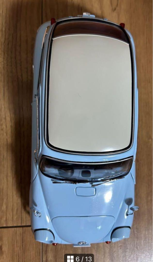 の*ー様 エブロSubaru 360 水色 ミニカー1/12