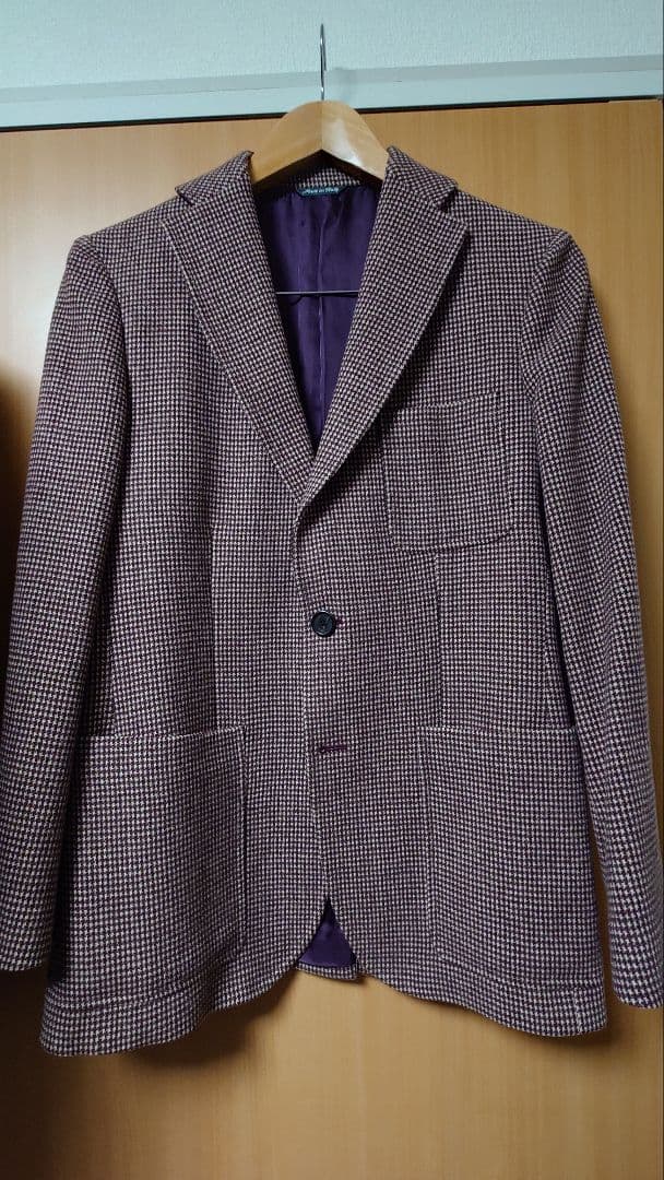 bally チェックジャケット