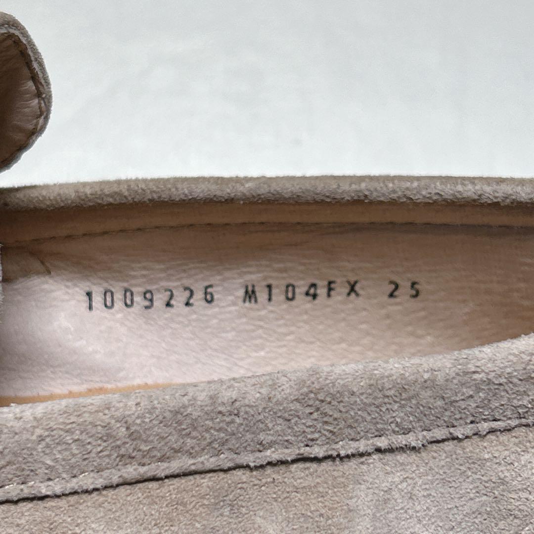 【美品】Hush Puppies コインローファー（25）スウェード　革靴