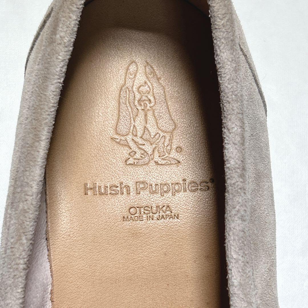 【美品】Hush Puppies コインローファー（25）スウェード　革靴