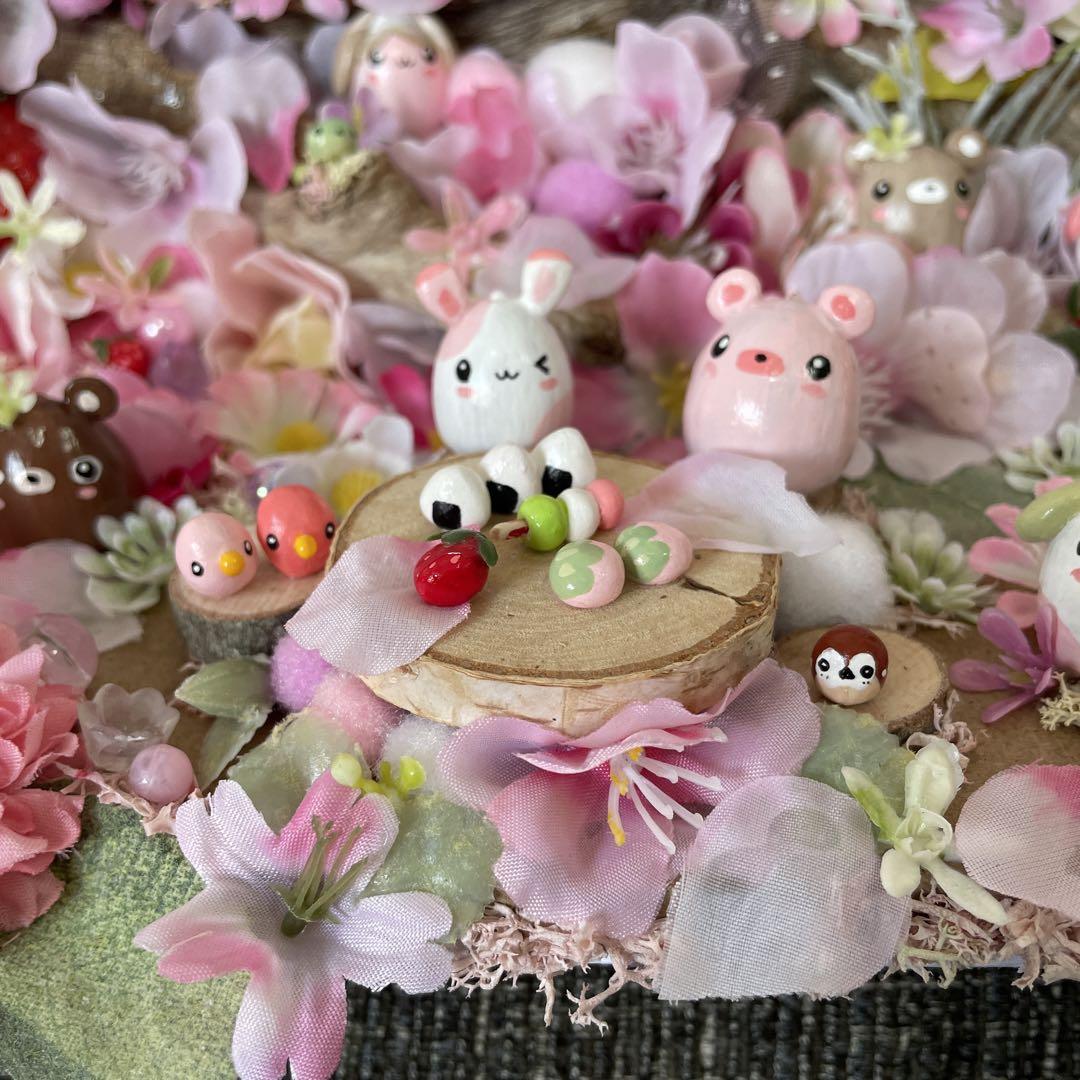 【一点もの】ひな☆桜の飾り