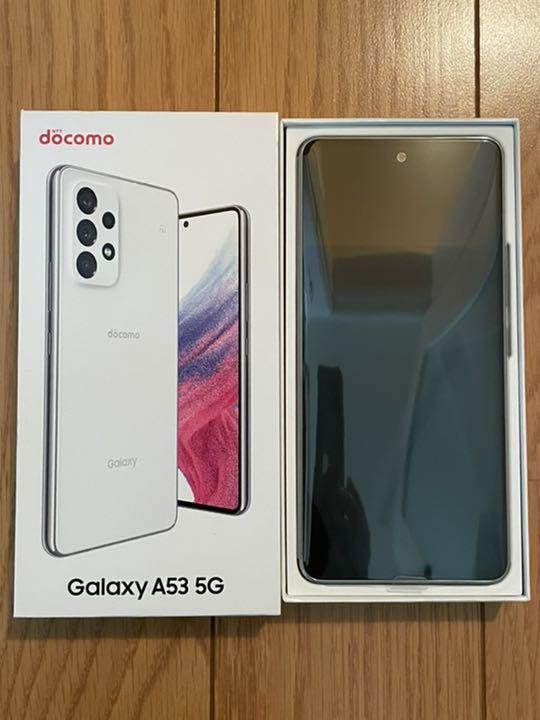 【新品未使用】Galaxy A53 5G ホワイト 128GB SC-53C