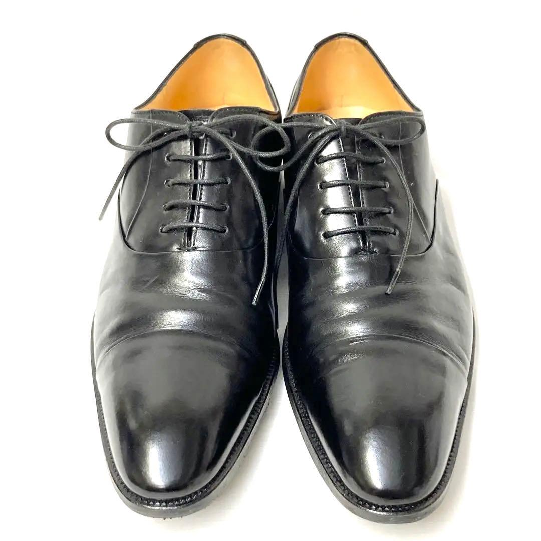 EJ18 タニノクリスチー ブラックレザー ドレスシューズ サイズ6 EJ18 タニノクリスチー ブラックレザー ドレスシューズ サイズ6