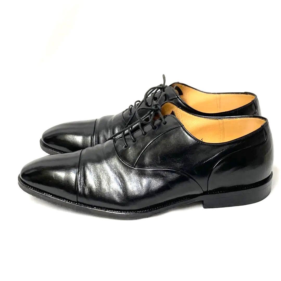 EJ18 タニノクリスチー ブラックレザー ドレスシューズ サイズ6 EJ18 タニノクリスチー ブラックレザー ドレスシューズ サイズ6