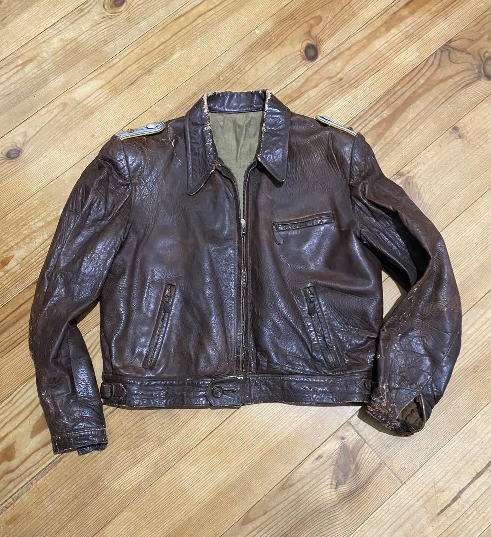 40s Luftwaffe ドイツ軍　フライト　ジャケット オリジナル 難あり