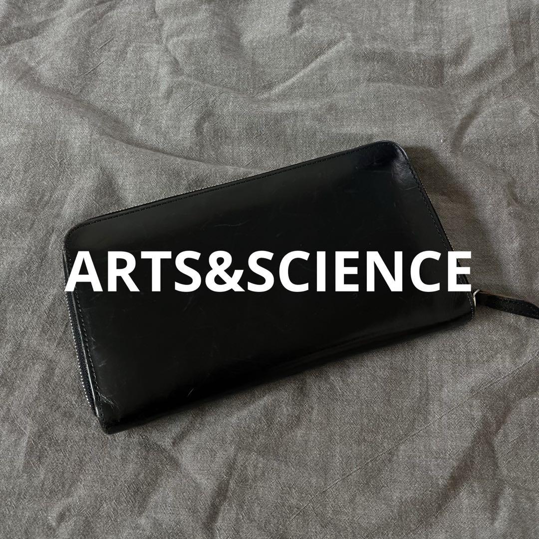 ARTS&SCIENCE 長財布 ジップウォレット ブラック ◯