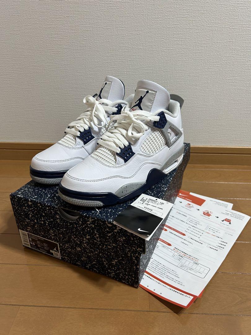 【本物保証 /関税・送料無料】Nike Air Jordan 4 Midnight Navy Nike Air Jordan 4 