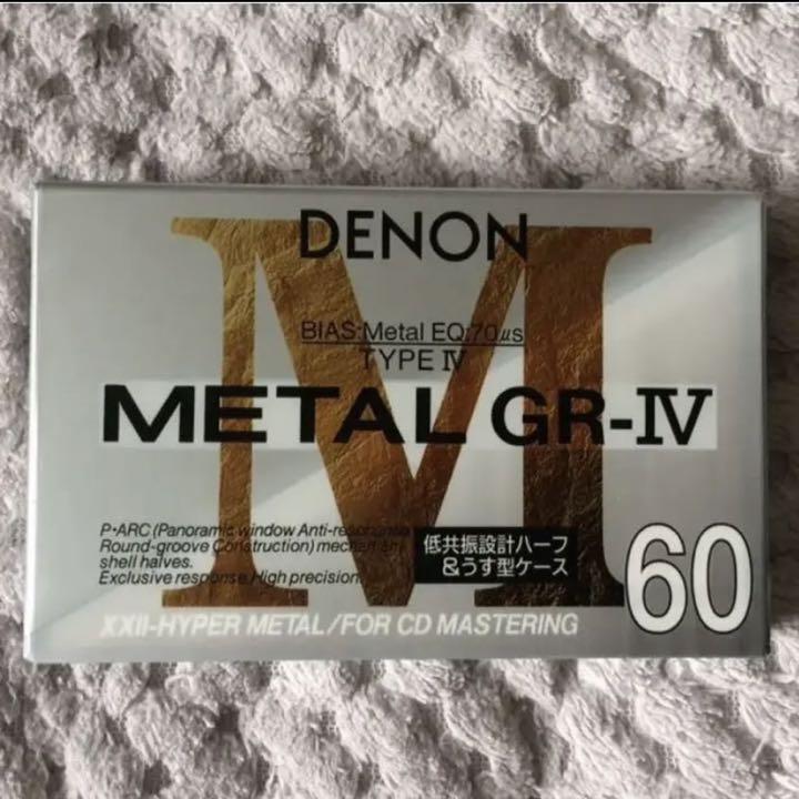 【日本製メタル】デンオン DENON METAL GR-IV 60【カセット】