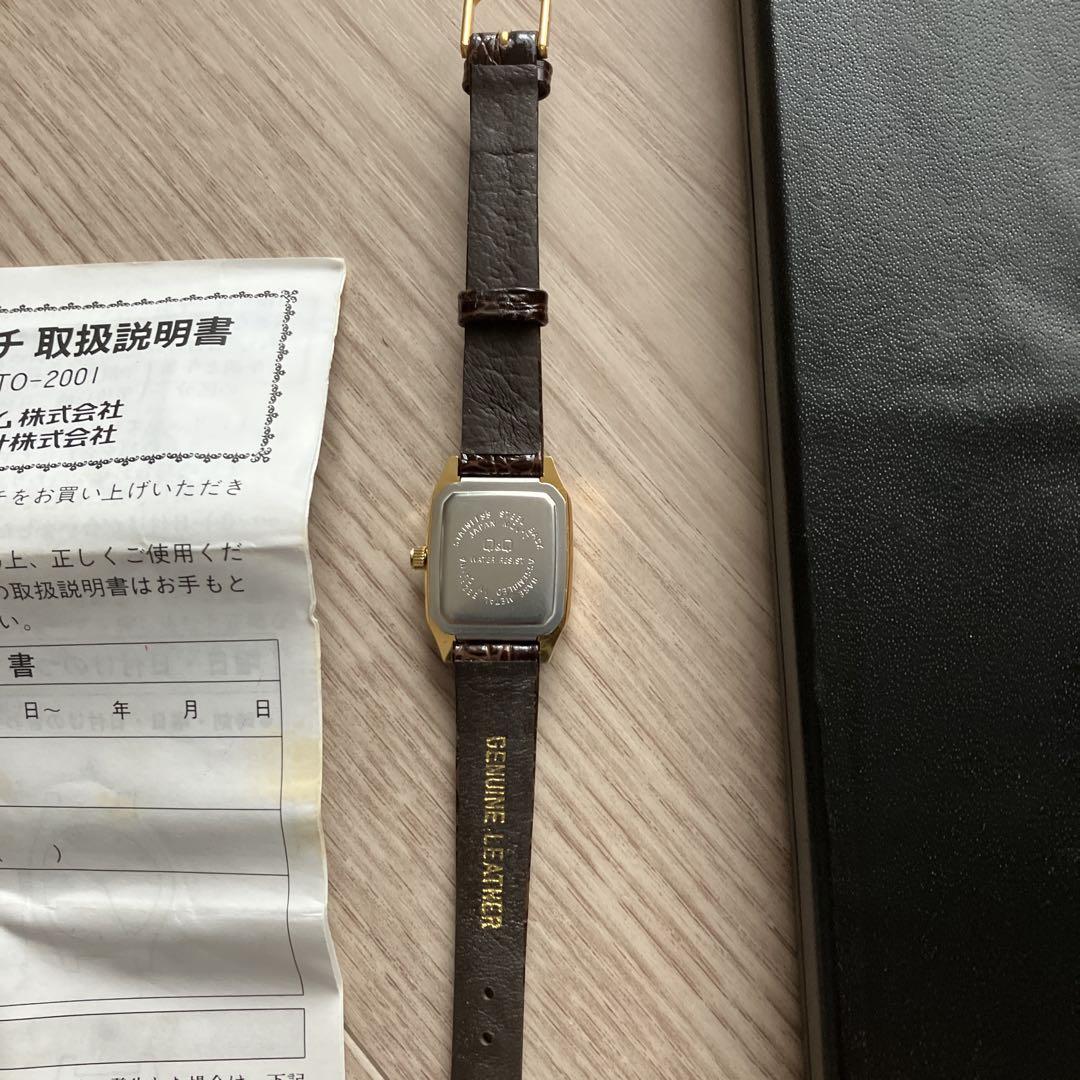 新しい到着 CBM ブラウンレザー アナログ時計 時計