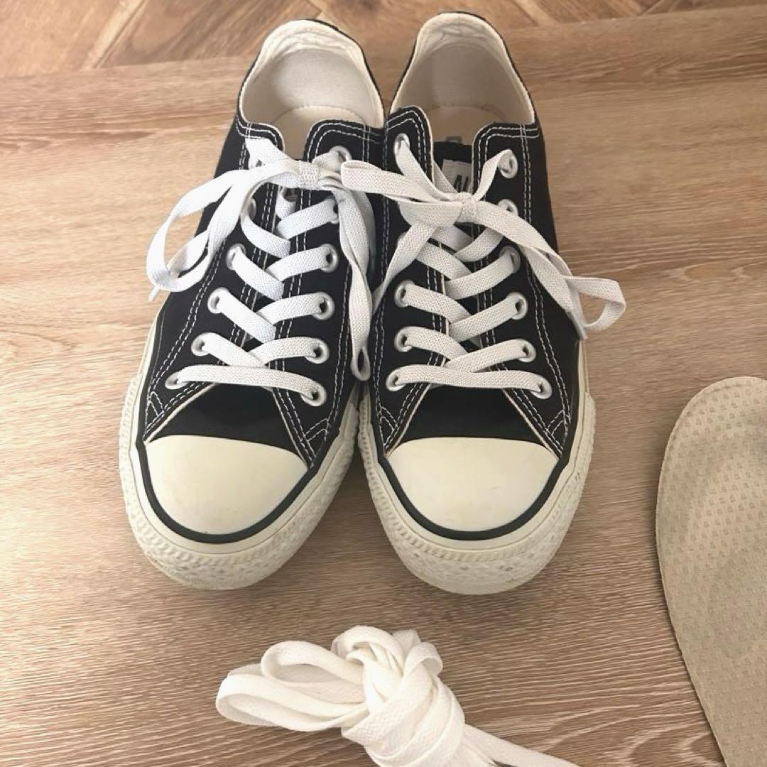 CONVERSE ALL STAR ブラックローカットスニーカー