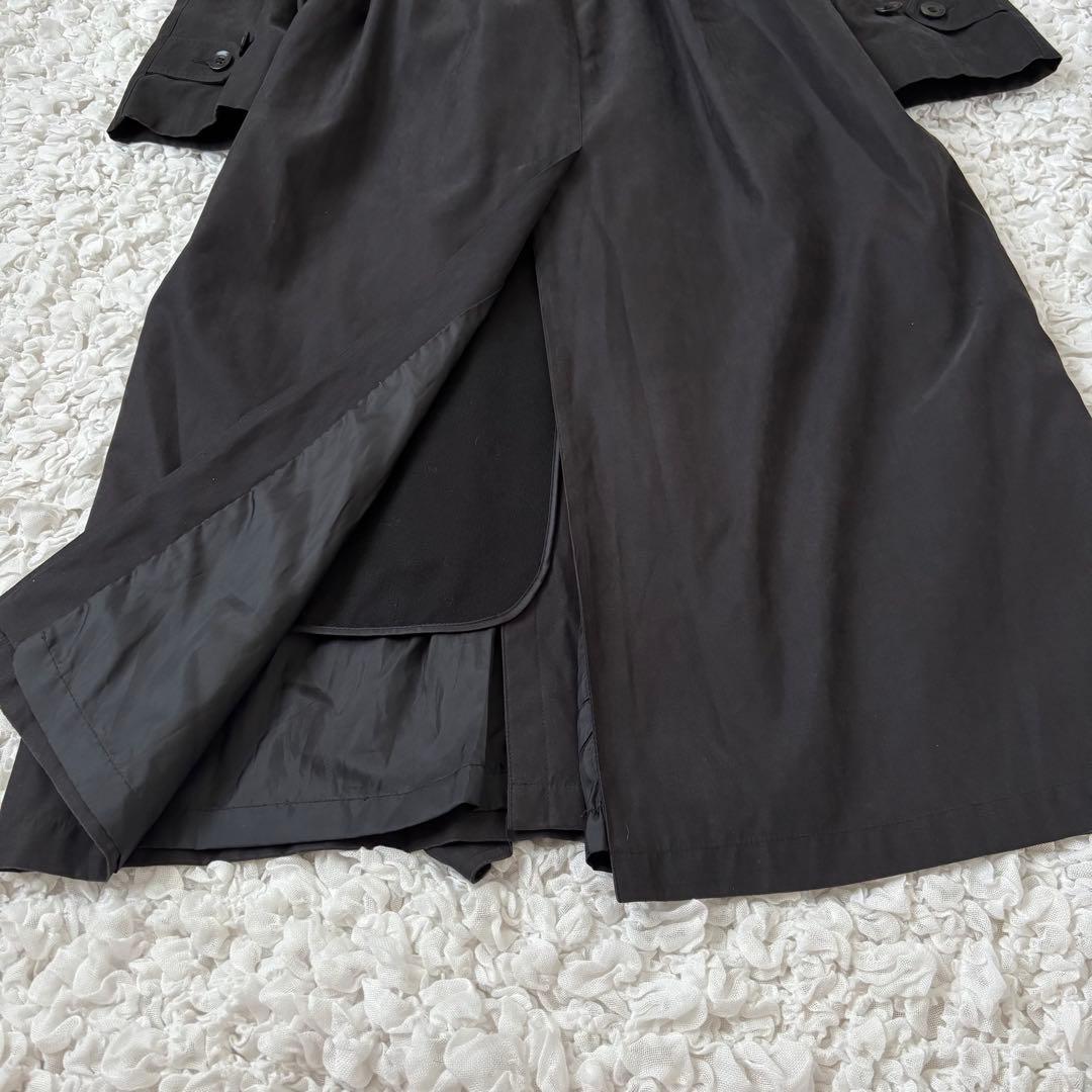 ロンドンフォグ 2way ロング トレンチコート ゆったり 黒 L