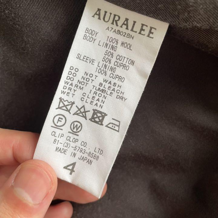 特価即納 AURALEE double face check zip blouson 4 bRumJ-m19308889238 通信販売