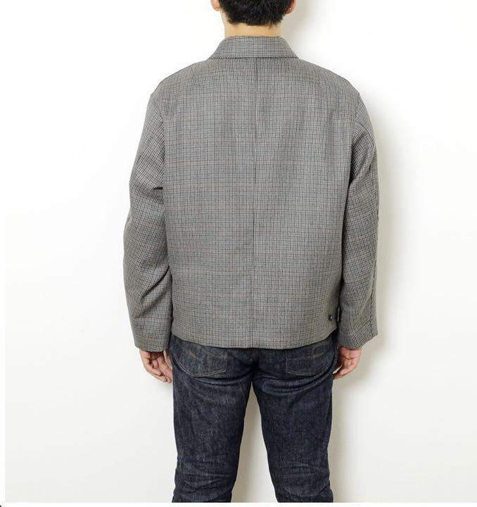 特価即納 AURALEE double face check zip blouson 4 bRumJ-m19308889238 通信販売