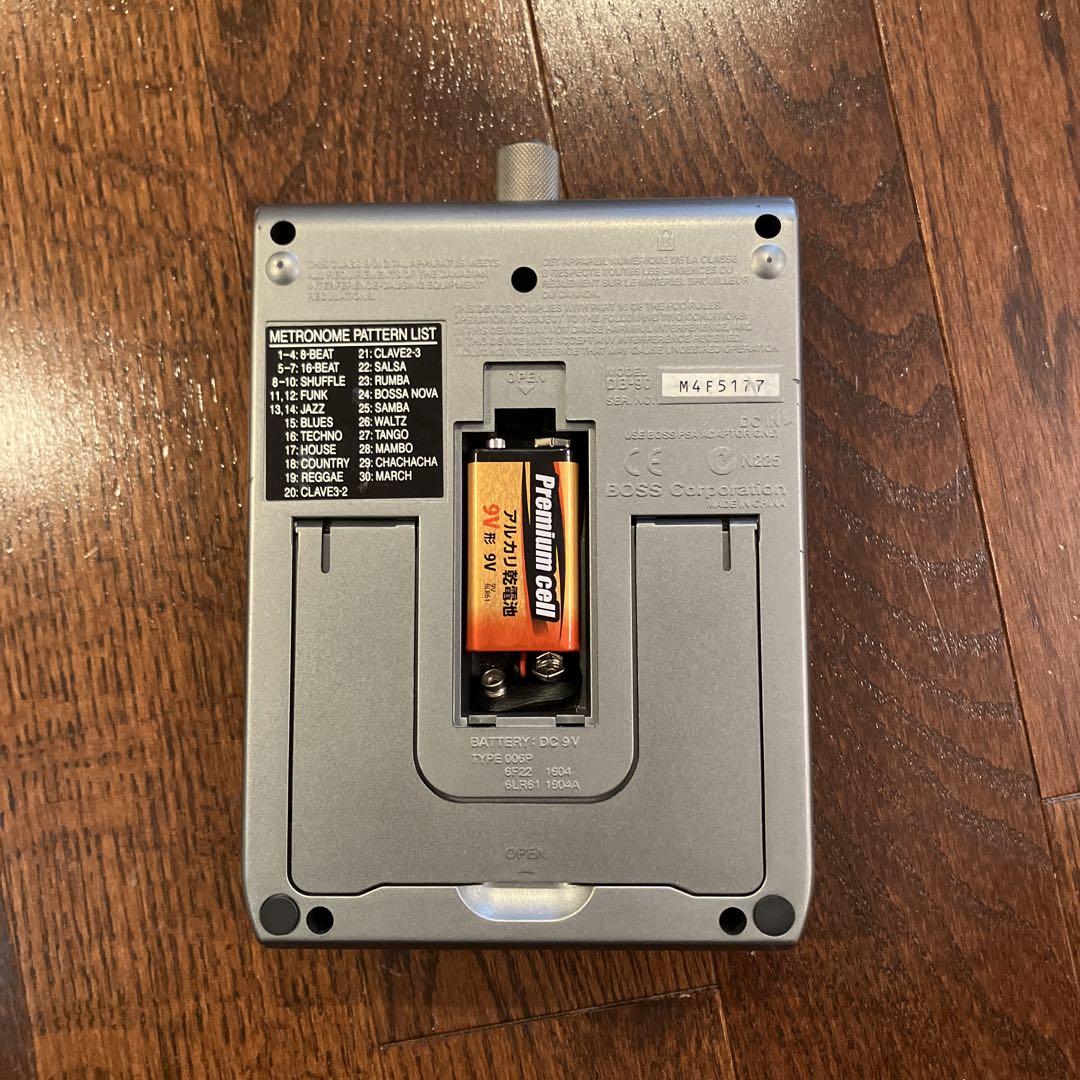 BOSS DB-90 メトロノーム 取扱説明書付き、動作確認済、電池付