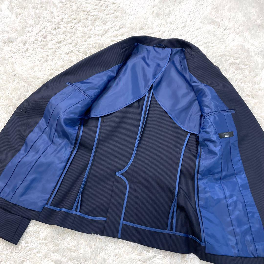 美品✨ スーツセレクト パンツ スーツ セットアップ ストライプ