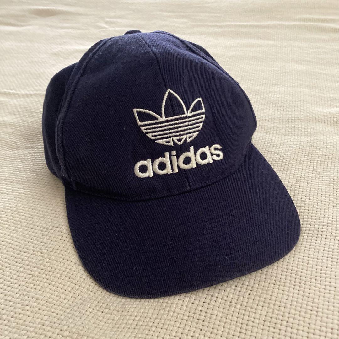 90s adidas アディダス キャップ ネイビー 90年代 ビンテージ