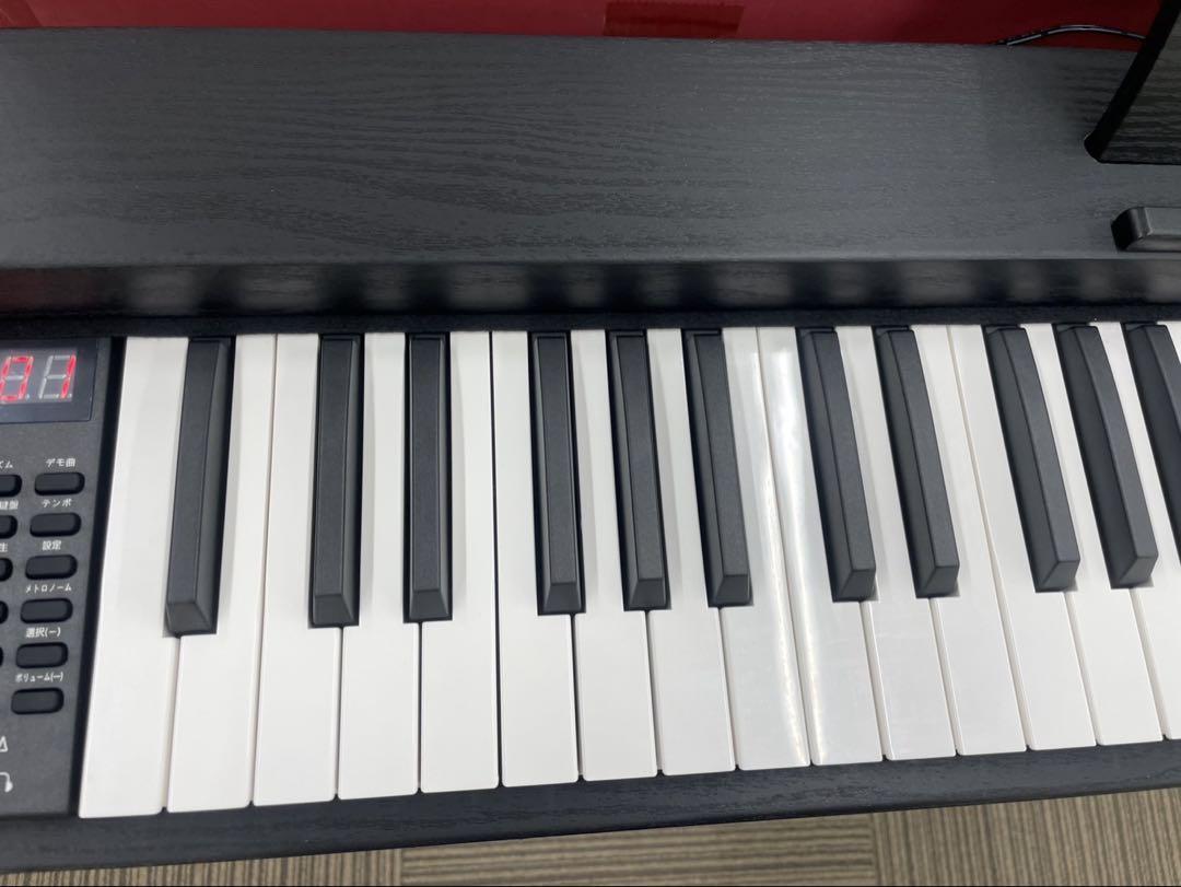 電子ピアノ88鍵盤　給電タイプ　木目調ボディ　ブラック 電子ピアノ88鍵盤 給電タイプ 木目調ボディ ブラック - メルカリ