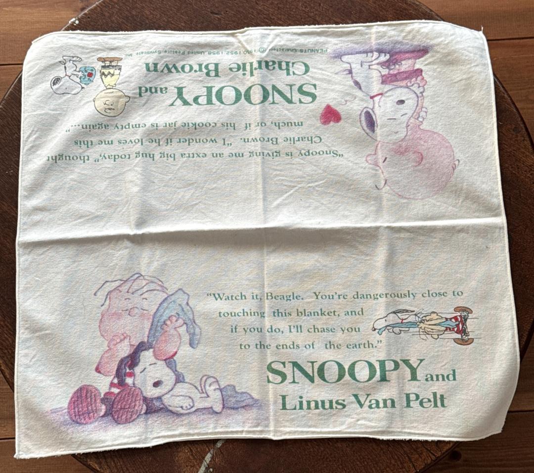 昭和レトロ SNOOPY ハンカチ スヌーピー - メルカリ