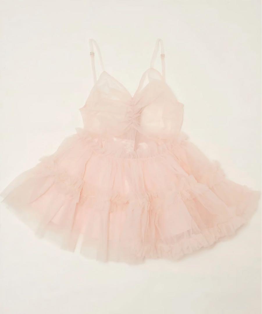 treat ürself fairy tulle peplum pink