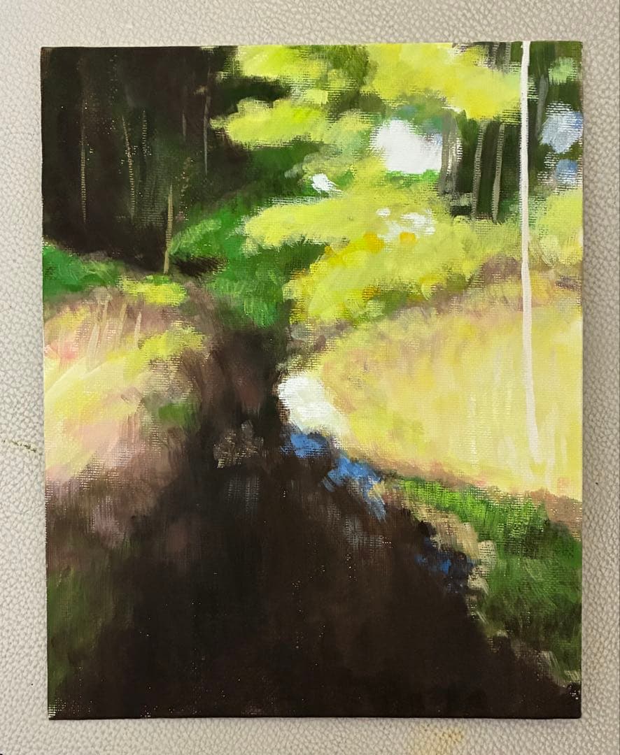 アクリル画　風景　1006