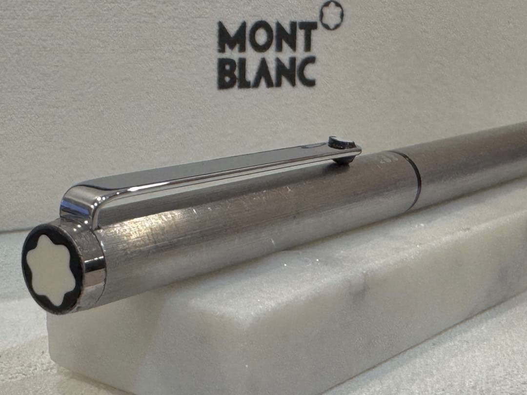 MONTBLANC モンブラン 2色ボールペン　ロジウムシルバー　3-3-131