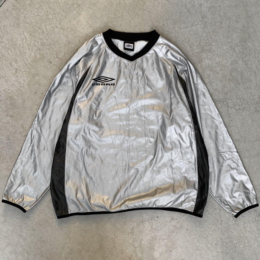 UMBRO ピステ サイバー パンク ロック テック シルバー y2k