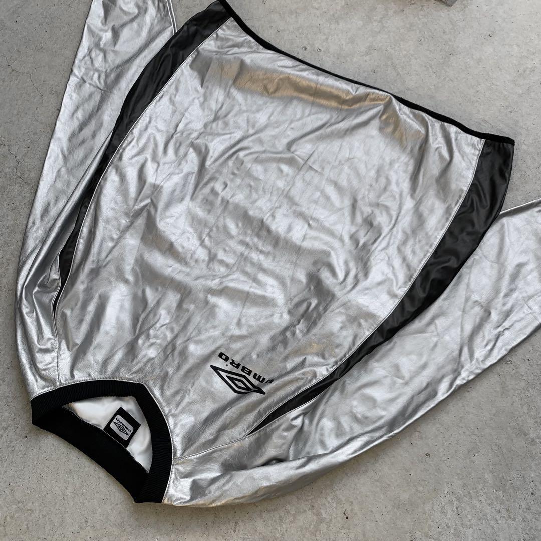 UMBRO ピステ サイバー パンク ロック テック シルバー y2k
