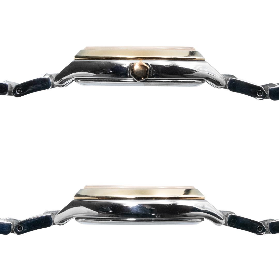セイコー 腕時計 レディース ルキア シェルピンク トノー型 コンビカラー ロゴ