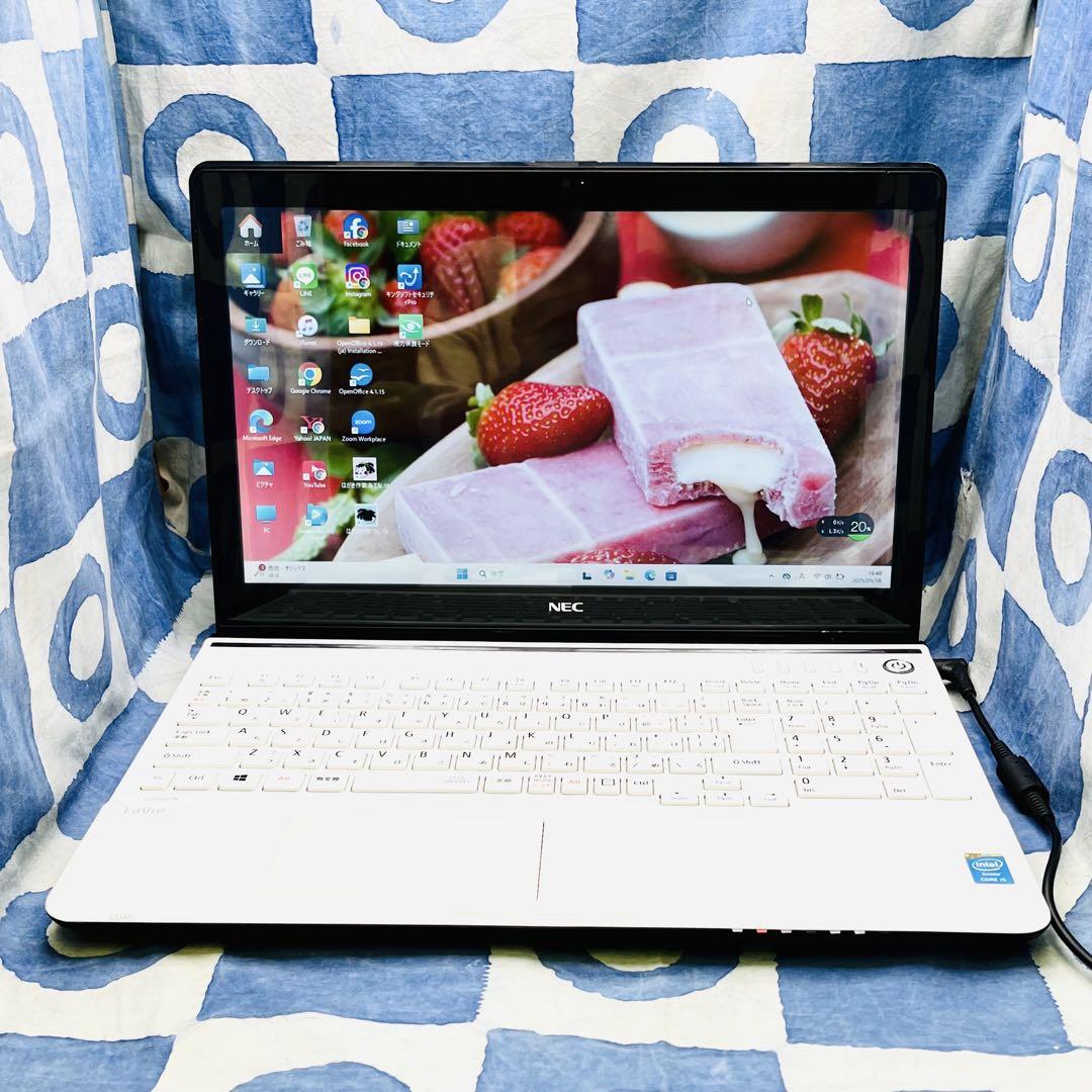 タッチパネル♪爆速SSD512&メモリ16☆i5☆カメラ！ブルーレイ☆Win11