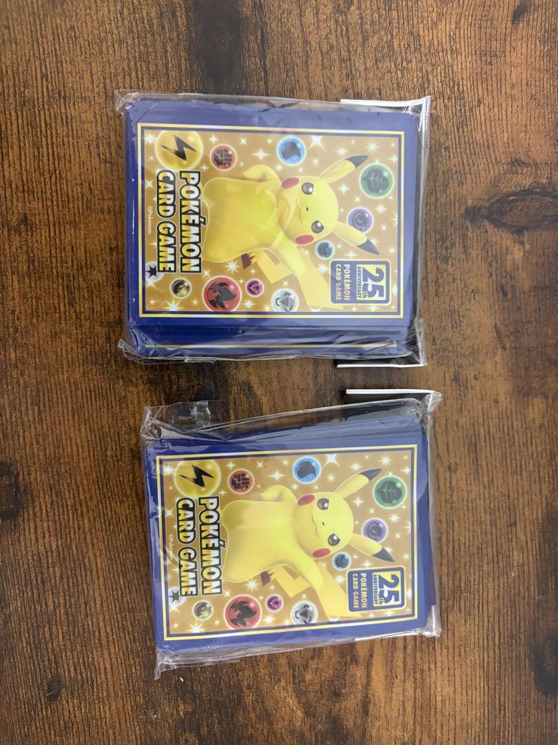 ポケモンカードゲーム　25周年カード　全スリーブ入美品６２枚程度　まとめてセット ポケモンカードゲーム 25周年カード 全スリーブ入美品62枚程度
